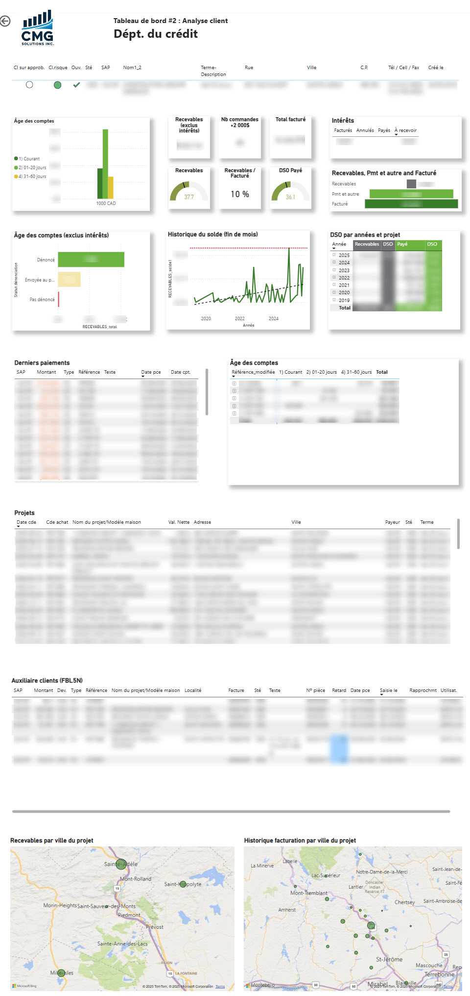 Rapport détaillé par client